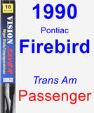 Passenger Wiper Blade for 1990 Pontiac Firebird - Vision Saver