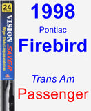 Passenger Wiper Blade for 1998 Pontiac Firebird - Vision Saver