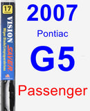 Passenger Wiper Blade for 2007 Pontiac G5 - Vision Saver