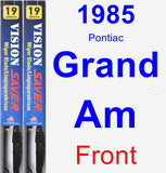 Front Wiper Blade Pack for 1985 Pontiac Grand Am - Vision Saver