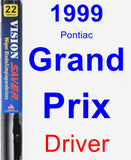 Driver Wiper Blade for 1999 Pontiac Grand Prix - Vision Saver