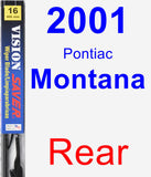 Rear Wiper Blade for 2001 Pontiac Montana - Vision Saver