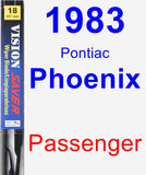 Passenger Wiper Blade for 1983 Pontiac Phoenix - Vision Saver