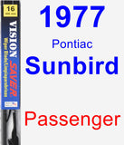 Passenger Wiper Blade for 1977 Pontiac Sunbird - Vision Saver