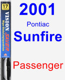 Passenger Wiper Blade for 2001 Pontiac Sunfire - Vision Saver