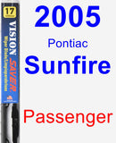 Passenger Wiper Blade for 2005 Pontiac Sunfire - Vision Saver