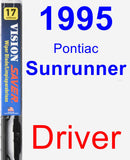 Driver Wiper Blade for 1995 Pontiac Sunrunner - Vision Saver