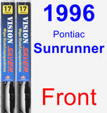 Front Wiper Blade Pack for 1996 Pontiac Sunrunner - Vision Saver