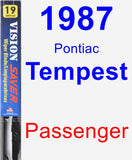 Passenger Wiper Blade for 1987 Pontiac Tempest - Vision Saver