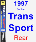 Rear Wiper Blade for 1997 Pontiac Trans Sport - Vision Saver