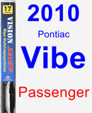 Passenger Wiper Blade for 2010 Pontiac Vibe - Vision Saver