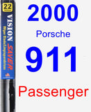 Passenger Wiper Blade for 2000 Porsche 911 - Vision Saver