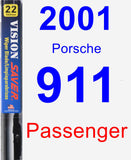 Passenger Wiper Blade for 2001 Porsche 911 - Vision Saver
