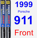 Front Wiper Blade Pack for 1999 Porsche 911 - Vision Saver