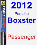 Passenger Wiper Blade for 2012 Porsche Boxster - Vision Saver