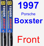 Front Wiper Blade Pack for 1997 Porsche Boxster - Vision Saver