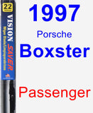 Passenger Wiper Blade for 1997 Porsche Boxster - Vision Saver