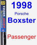 Passenger Wiper Blade for 1998 Porsche Boxster - Vision Saver