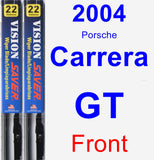 Front Wiper Blade Pack for 2004 Porsche Carrera GT - Vision Saver