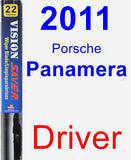 Driver Wiper Blade for 2011 Porsche Panamera - Vision Saver