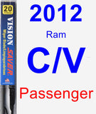 Passenger Wiper Blade for 2012 Ram C/V - Vision Saver