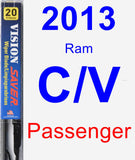 Passenger Wiper Blade for 2013 Ram C/V - Vision Saver
