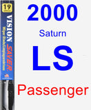 Passenger Wiper Blade for 2000 Saturn LS - Vision Saver