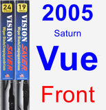 Front Wiper Blade Pack for 2005 Saturn Vue - Vision Saver