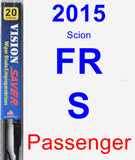 Passenger Wiper Blade for 2015 Scion FR-S - Vision Saver