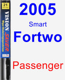 Passenger Wiper Blade for 2005 Smart Fortwo - Vision Saver