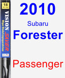 Passenger Wiper Blade for 2010 Subaru Forester - Vision Saver