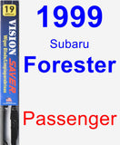 Passenger Wiper Blade for 1999 Subaru Forester - Vision Saver