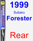 Rear Wiper Blade for 1999 Subaru Forester - Vision Saver