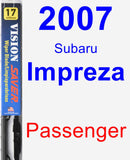 Passenger Wiper Blade for 2007 Subaru Impreza - Vision Saver