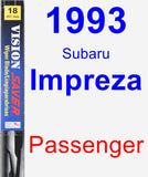 Passenger Wiper Blade for 1993 Subaru Impreza - Vision Saver