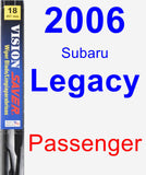 Passenger Wiper Blade for 2006 Subaru Legacy - Vision Saver