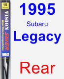 Rear Wiper Blade for 1995 Subaru Legacy - Vision Saver