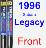 Front Wiper Blade Pack for 1996 Subaru Legacy - Vision Saver