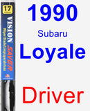 Driver Wiper Blade for 1990 Subaru Loyale - Vision Saver