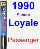 Passenger Wiper Blade for 1990 Subaru Loyale - Vision Saver