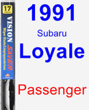 Passenger Wiper Blade for 1991 Subaru Loyale - Vision Saver