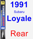 Rear Wiper Blade for 1991 Subaru Loyale - Vision Saver