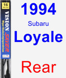 Rear Wiper Blade for 1994 Subaru Loyale - Vision Saver