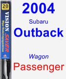 Passenger Wiper Blade for 2004 Subaru Outback - Vision Saver