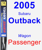 Passenger Wiper Blade for 2005 Subaru Outback - Vision Saver