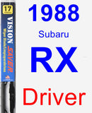 Driver Wiper Blade for 1988 Subaru RX - Vision Saver