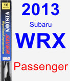 Passenger Wiper Blade for 2013 Subaru WRX - Vision Saver