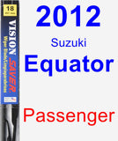 Passenger Wiper Blade for 2012 Suzuki Equator - Vision Saver