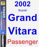 Passenger Wiper Blade for 2002 Suzuki Grand Vitara - Vision Saver