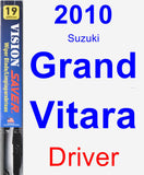 Driver Wiper Blade for 2010 Suzuki Grand Vitara - Vision Saver